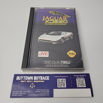 Jaguar XJ220 (Sega CD, 1993) With Manual