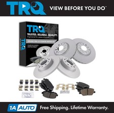 TRQ Front & Rear Ceramic Brake Pad & Coated Rotor Kit for 500X Renegade