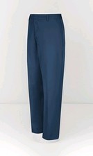 Red Kap Mens Navy Pants With Side Elastic PT60 46/34 Work Uniform Workwear