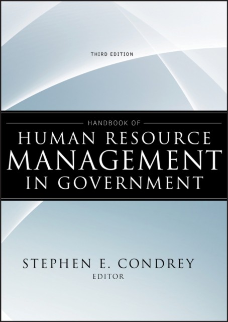 Handbook of Human Resource Management in Government 3e Condrey Hardback