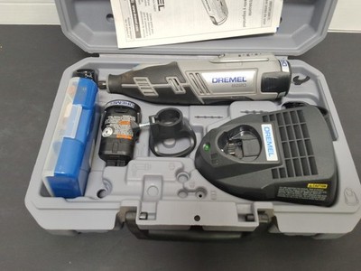 Dremel 8200 Cordless Multi Speed Rotary Tool Kit W/ Battery Charger Case