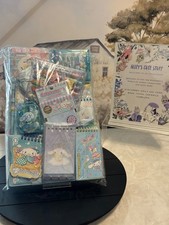 RARE Sanrio Cinnamoroll LARGE Stationery Set Bundle Pencil Case Pens Notebook