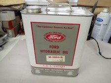 Nice Original 1950s Ford Hydraulic Oil 2 Gallon Can Ford Logo