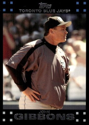John Gibbons 2007 Topps #252 Blue Jays MLB READ FREE SHIPPING AutographDen