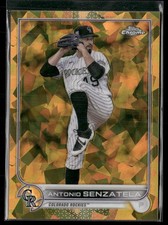 2022 Topps Chrome Sapphire Edition #508 Antonio Senzatela Gold #/50