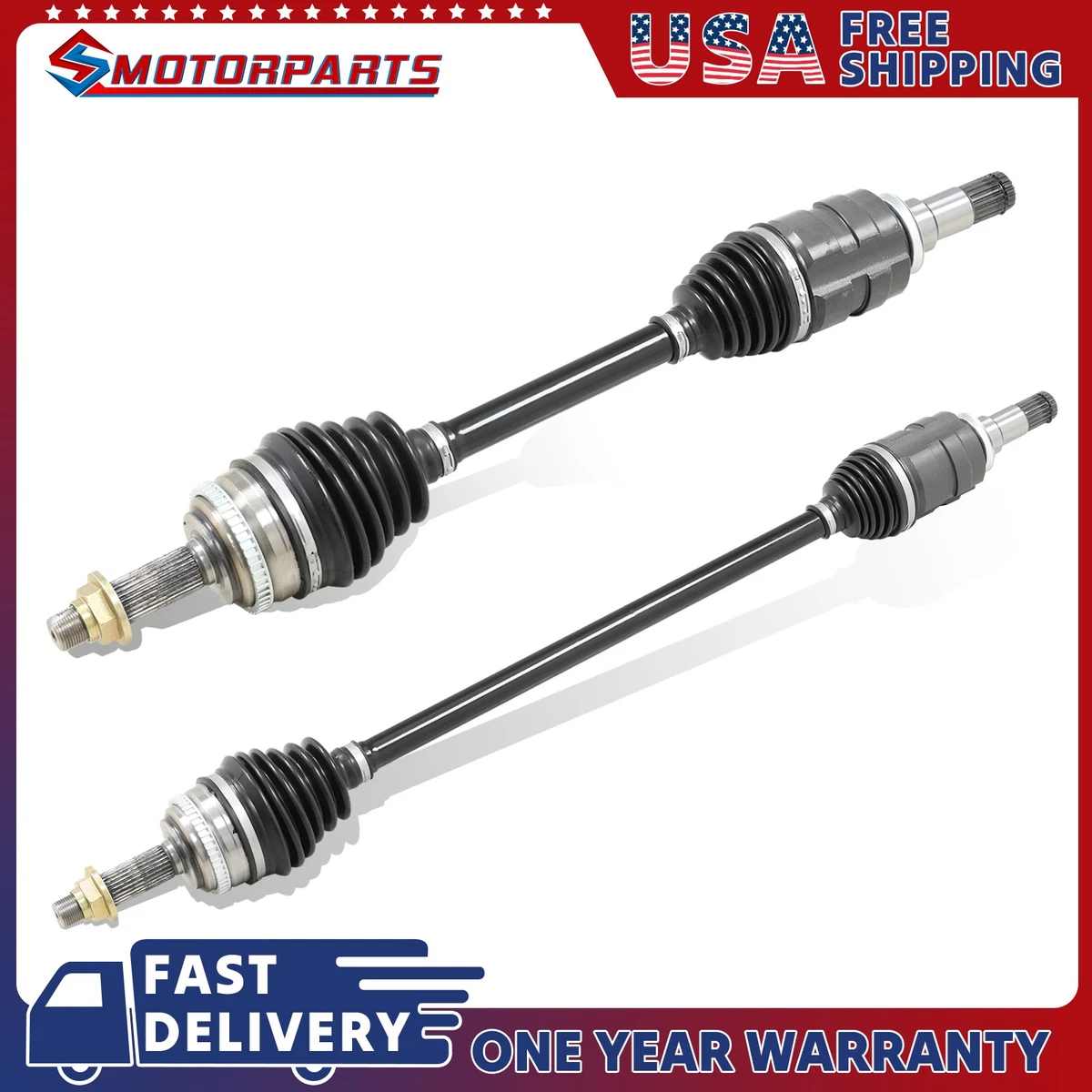 Par De Ejes CV Delanteros Para Toyota Corolla 2009-18 Y Matrix 2003-14 (1.8L)