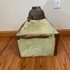 Authentic Hoosier Cabinet Flour bin & sifter bowl Salvage Works Needs Refinished