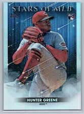 2022 Topps Update Hunter Greene #SMLB-67 Stars of MLB Rainbow Foil (RC) Reds