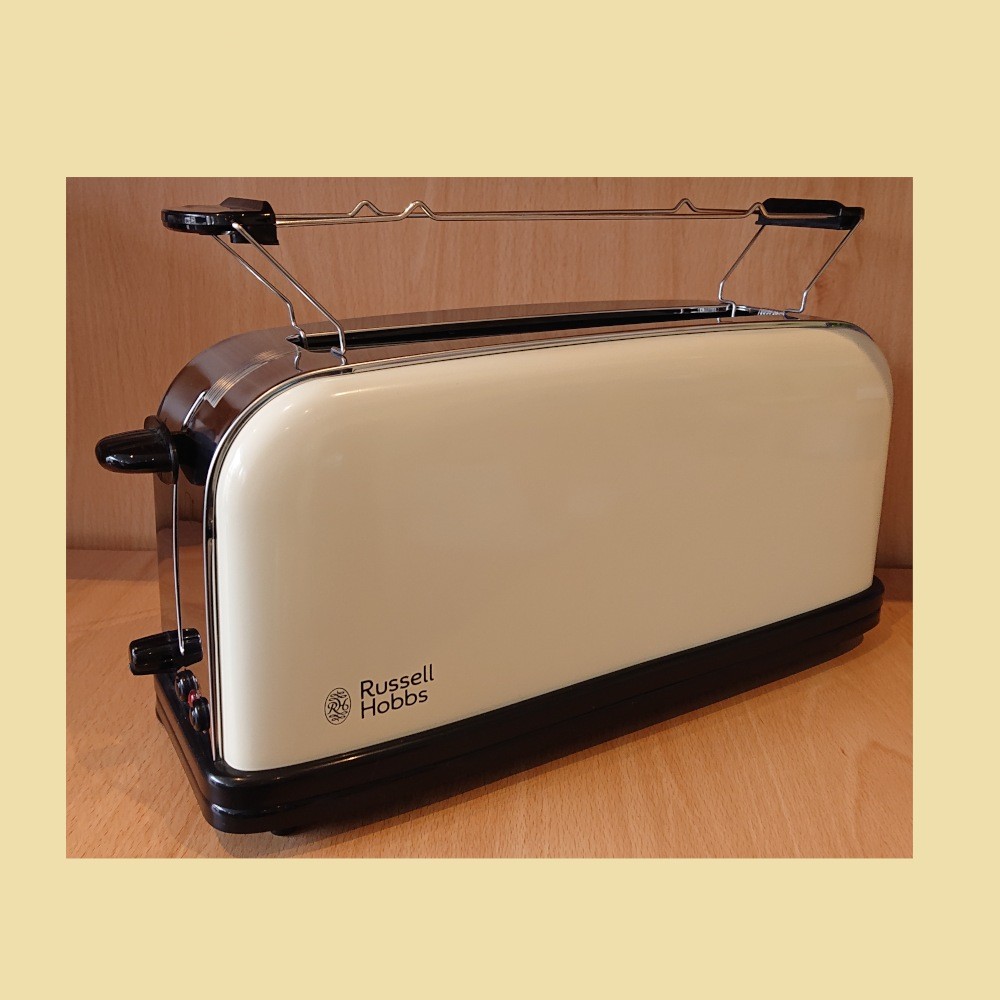 Russell Hobbs Beige - Toaster 1 Schlitz 1000W Creme 21395-56 - Image 2