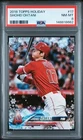 SHOHEI OHTANI 2018 Topps Holiday #17 PSA 8 NM-MT RC