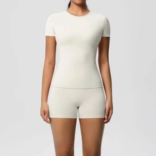Women's 2PC Quick-Dry Gym Leggings & Top Set
