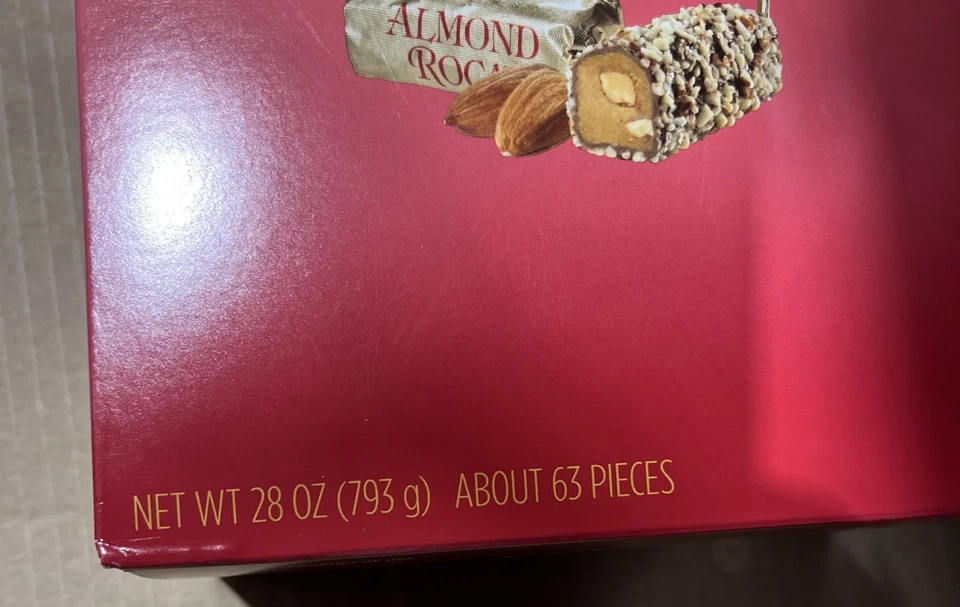 Nuevo caramelo crujiente de mantequilla Brown & Haley Almond Roca - 28 OZ (~63 piezas) Foto 3 de 4