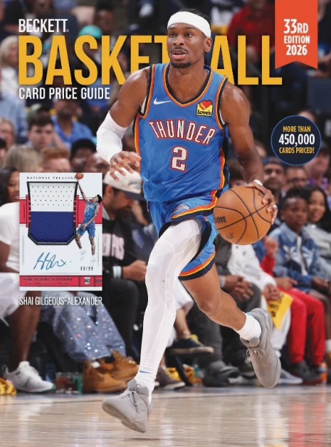 New 2026 Beckett Basketball Card Annual Price Guide #33, Shai Gilgeous-Alexander
