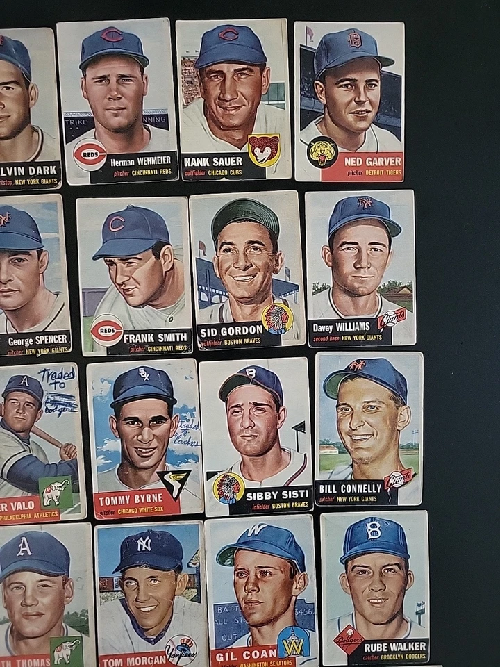 1953 Topps Baseball Lot - 36 Different Cards - W/ John Sain and Bob Miller - Image 4 of 4