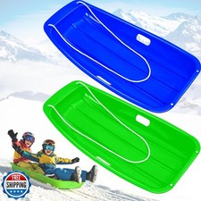 Snow Sled, Sleds for Kids and Adult - 35" Downhill Sprinter Heavy