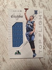 2014-15 Panini Excalibur Zach Lavine Rookie Card #46 Patch Player Worn. rookie card picture