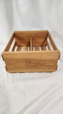 Vintage NAPA VALLEY COMPANY CD Storage - Compact Disc Holder Wooden Crate 54 CDs