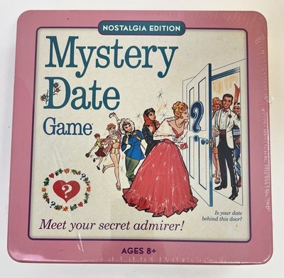 Mystery Date Board Game Meet Secret Admirer Nostalgia Edition 2014 NEW! Read*