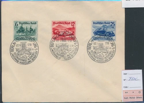 LS72922 Germany 1939 Reich car expo FDC used
