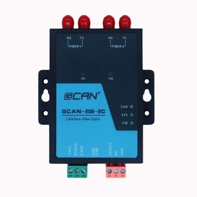 GCAN-208-2C-F Single-Mode Fiber Optic to CAN Bus Module CAN Fiber Optic Adapter