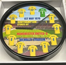 CLASSIC CUP FINAL CLOCK COLLECTION SOUTHAMPTON 1976 QUARZ WANDUHR