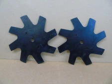 Two OEM Genuine Rotary 2147 Star Edger Blade 9" x 5/8" Center