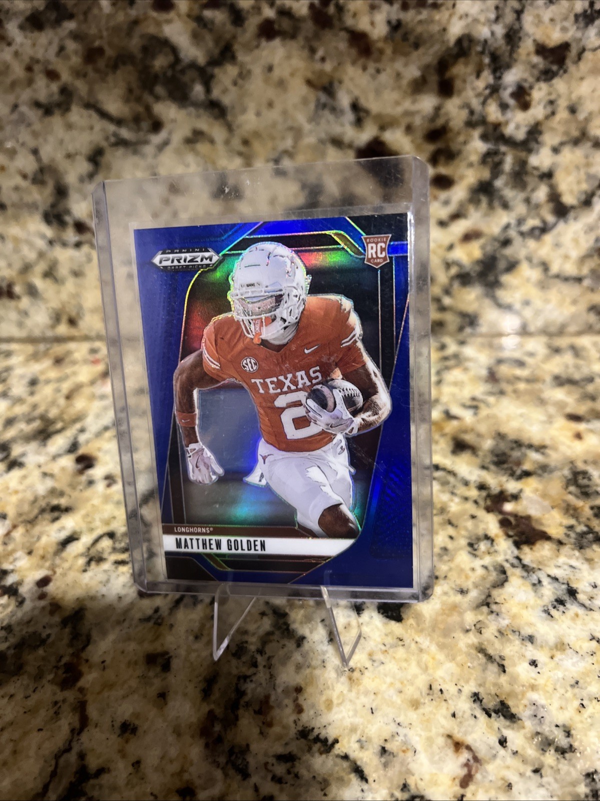 2025 Panini Prizm Draft Picks - Matthew Golden #130 Blue Prizm /249 (RC)