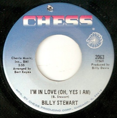 Billy Stewart - I'm In Love (Oh, Yes I Am) / Crazy 'Bout You Baby (7'') (Very Goo