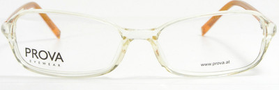 PROVA PL83 001 Clear /Pink Orange Eyeglasses Glasses Frame 51-15-130 NEW Austria