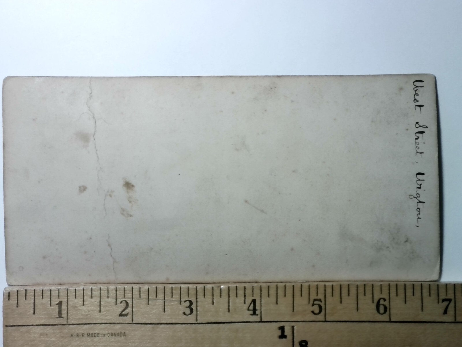 Wigton England West Street Scene Stereoview Antique c1860 Y18759