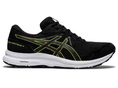 Asics Men's Gel-Contend Running Shoes Black/Hazard Green