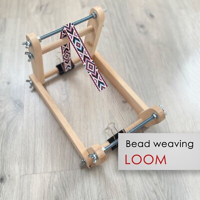 Upright Duo Loom for LONG beadwork weaving - hat bands, gerdan, bracelet jewelry