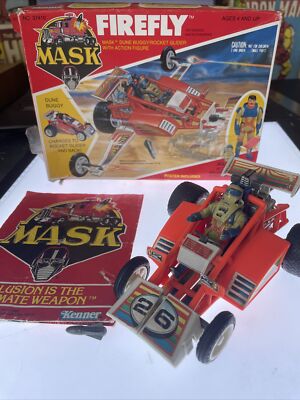 Véhicule Vintage Mask Firefly/Julio Lopez 1985 Complet - Kenner Plastique
