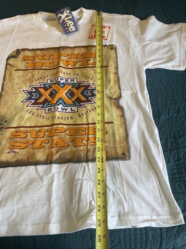 Lee Sport 1996 Super Bowl T-Shirt Nutmeg Large Neu mit Etikett - Bild 15 von 24