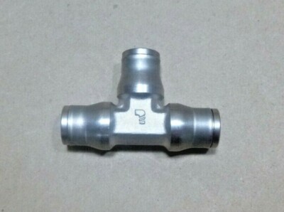 USGI Mil-Spec 12mm Push To Connect Rigid Tube Stainless Steel Tee Mender 