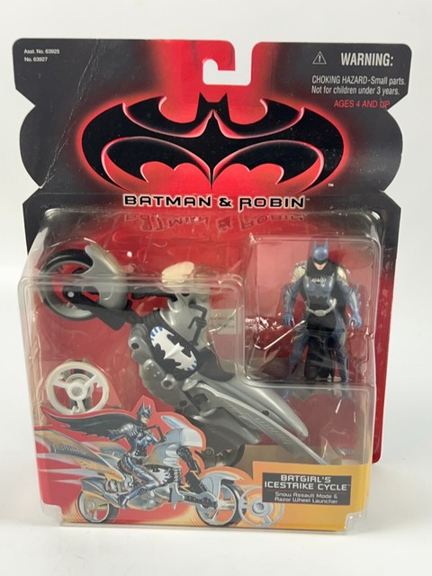 Jouet Kenner Batman & Robin (1997) - Batgirl's Icestrike Cycle, Figurine Et Véhicule