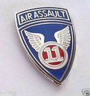 11th AIR ASSAULT (Small 7/8") US ARMY Military Hat Pin 15106 HO  — photo 1