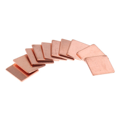 10pcs Kupfer Kühlkörper 15x15mm Kühler Fin für Raspberry Pi GPU CPU