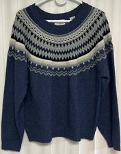 Weatherproof Vintage Sweater Men’s Extra Large Blue.    6786