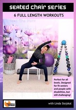 SEATED CHAIR WORKOUT EXERCISES DVD ALL LEVELS...