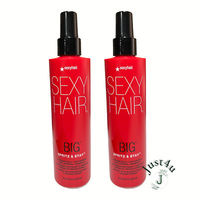 Sexy Hair Concepts Big Sexy Hair Spritz & Stay Fast Drying Spray, 8.5oz. (2PACK)
