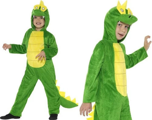 Childs Deluxe Crocodile Fancy Dress Costume Girls Boys Unisex Outfit by Smiffys