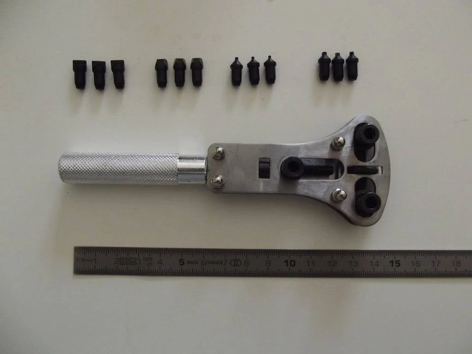 KIT ESTUCHE HERRAMIENTAS JAXA RELOJERO REPARAR ABRIR RELOJES NUEVO - Imagen 4 de 4