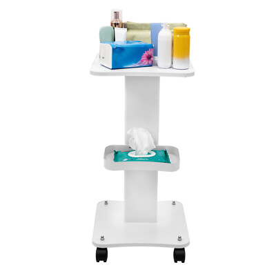 Rolling Trolley Cart Beauty Salon SPA Storage Equipment Machine Organizer Stand