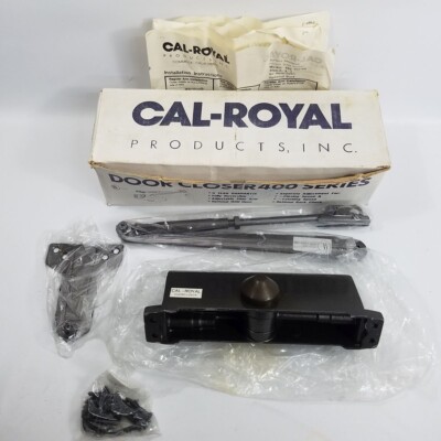 Cal-Royal 430 Duro Finish Door Closer 400 Series Size 2 3 4 Dark Bronze Brown L2