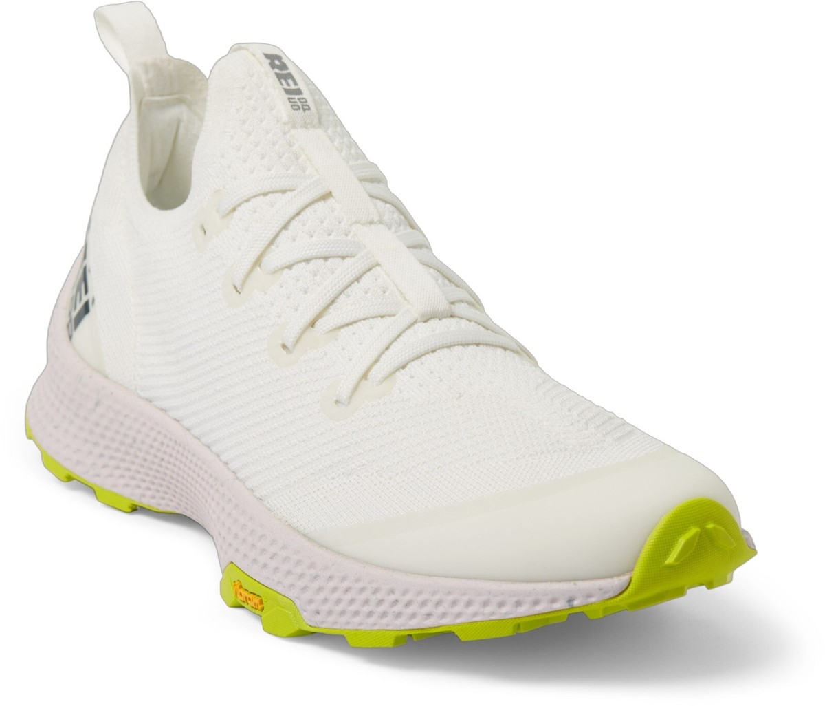 REI Co-Op Swiftland MT BlueSky Trail Running Shoes White / Lime Sz