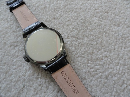 New Louis Richard Quartz Men's BIG Watch with a Leather Band - Picture 4 of 4