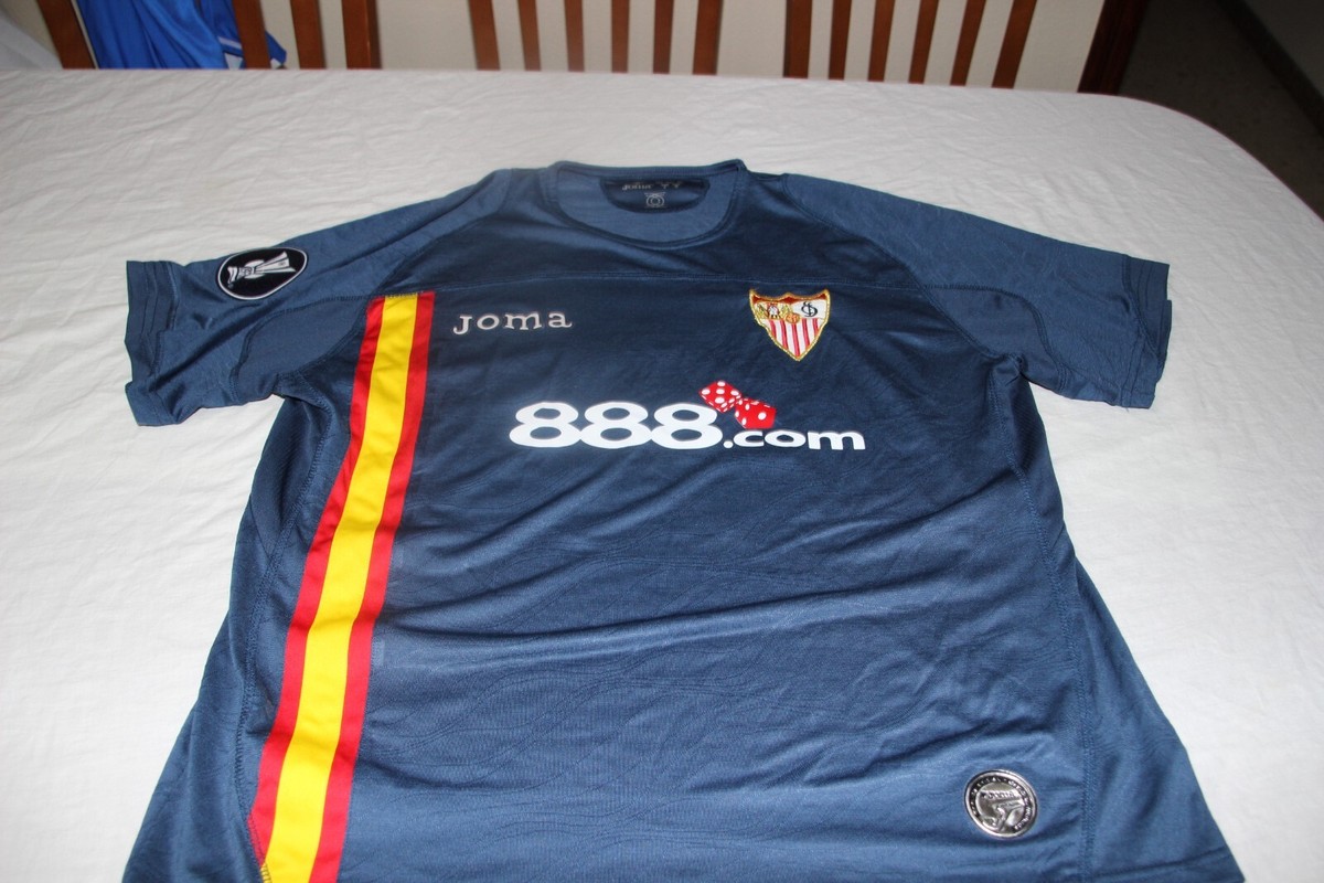 Maillot Officiel Sevilla FC – Finale Supercoupe D'Europe Joma, XXL, N°11 Renato, état Correct