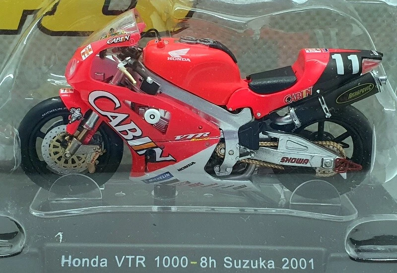 Altaya 1/18 Scale FFR47 - Honda VTR 1000-8h Suzuka 2001 Rossi - Image 2 of 2