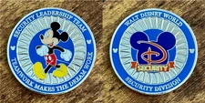 Walt Disney World Security Leadership Team Teamwork Division Challenge Coin